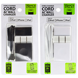 AC Wall Charger USB Port with USB to Lightning Charging Cable Set - 2 Pieces Per Pack 20687