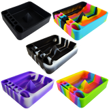 Silicone Ashtray with Assorted Colors- 8 Per Retail Ready Wholesale Display 21757