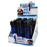 Triple Torch Stick Lighter with LED Light- 12 Pieces Per Retail Ready Display 21802