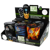 Full Print Butt Bucket Ashtray with LED Light - 6 Per Retail Ready Display