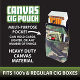 Canvas Cigarette Pouch- 8 Pieces Per Retail Ready Display 21898