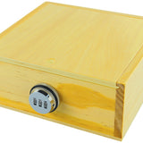 Large Wood Locking Storage Box - 3 Pieces Per Retail Ready Display 21910 SMOKEZILLA