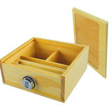 Large Wood Locking Storage Box - 3 Pieces Per Retail Ready Display 21910