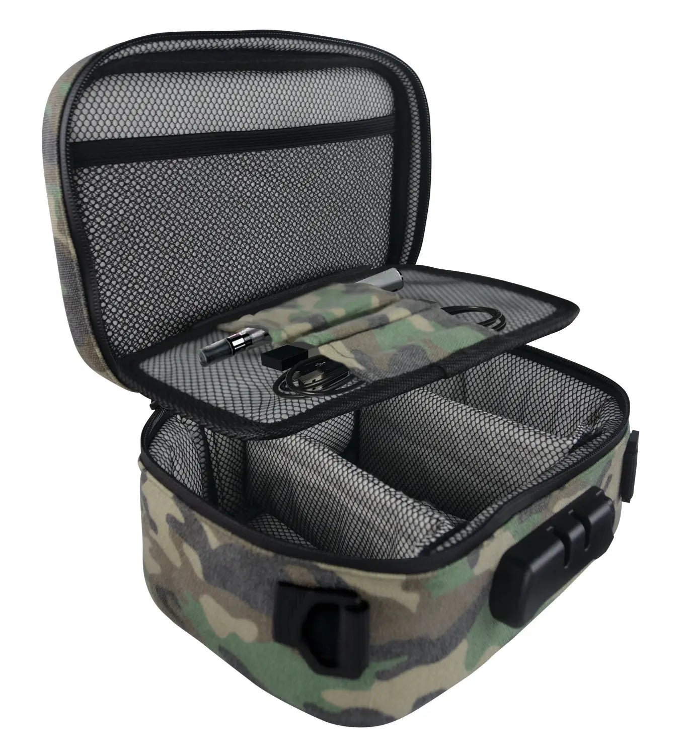 Smell Proof Canvas Lock Bag with Tool Organizer - 4 Pieces Per Retail Ready Display 21912 SMOKEZILLA