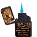 Animal Flip Top Torch Lighter - 12 Pieces Per Retail Ready Display 21914