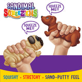 Squish and Squeeze Sand Animal Toy-  - 12 Pieces Per Retail Ready Display 21935