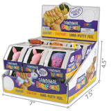 Squish and Squeeze Sand Animal Toy-  - 12 Pieces Per Retail Ready Display 21935