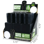 Plastic Locking Bottle Jar - 6 Pieces Per Retail Ready Display 21950 SMOKEZILLA