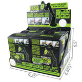 Phone Mount with Magnetic Mount and Suction Cup Base - 4 Pieces Per Retail Ready Display 21953 GADGET GEAR