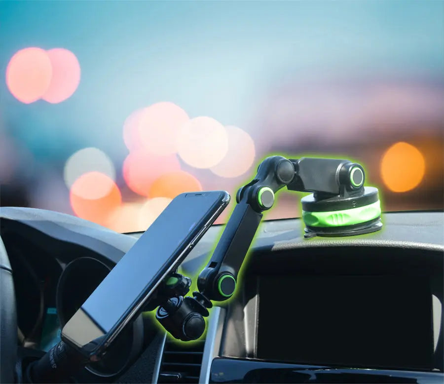 Phone Mount with Magnetic Mount and Suction Cup Base - 4 Pieces Per Retail Ready Display 21953 GADGET GEAR