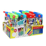 DIY Water Bottle with Stickers and Markers - 12 Pieces Per Retail Ready Display 22044 KIPP BROTHERS