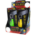 Seatbelt Cutter Key Chain - 6 Pieces Per Retail Ready Display 22077 NOVELTY INC