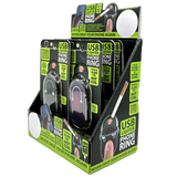 Ring Phone Holder with USB Coil Lighter - 6 Pieces Per Retail Ready Display 22087 GADGET GEAR