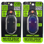 Ring Phone Holder with USB Coil Lighter - 6 Pieces Per Retail Ready Display 22087 GADGET GEAR