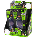 Ring Phone Holder with USB Coil Lighter - 6 Pieces Per Retail Ready Display 22087 GADGET GEAR