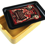 Metal Roll Tray with Magnetic Storage Box- 6 Pieces Per Retail Ready Display 22099 SMOKEZILLA