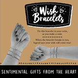 Wish Bracelet with Sentimental Message- 12 Pieces Per Display 22187