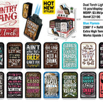Country Thang Dual Torch Lighter - 15 Pieces Per Retail Ready Display 22196 SMOKEZILLA