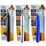 Expandable Stainless-Steel Straw with Carabineer - 12 Pieces Per Retail Ready Display 22285 POLAR GEAR