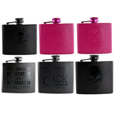 5 oz Stainless Steel Flask- 6 Per Retail Ready Display 22425