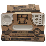Hemp Made Extra Large Smoking Station Roll Tray- 6 Per Retail Ready Wholesale Display 22427
