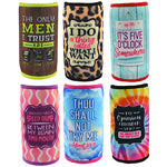 Neoprene Slim Can Cooler - 6 Pieces Per Retail Ready Display 22470 POLAR GEAR