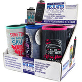 Neoprene Slim Can Cooler Coozie - 6 Pieces Per Retail Ready Display 22471