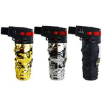 Metallic XXL Skull Torch Lighter - 12 Pieces Per Retail Ready Display 22528 SMOKEZILLA