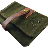 Canvas Tobacco Accessories Bag with Leather Strap - 6 Pieces Per Retail Ready Display 22541