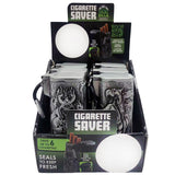 Metal Mystic Cigarette Saver with Carabineer- 6 Pieces Per Retail Ready Display 22564