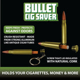 Metal Bullet Cigarette Saver Key Chain- 12 Pieces Per Retail Ready Display 2664