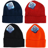 Cuffed Knit Hat Beanie in Assorted Colors - 18 Pieces Per Retail Ready Display 22693 POLAR GEAR