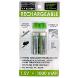 Rechargeable Aa Battery Pack - 12 Pieces Per Retail Ready Display 22701