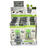 Rechargeable Aa Battery Pack - 12 Pieces Per Retail Ready Display 22701