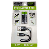 Rechargeable Aaa Battery Pack - 12 Pieces Per Retail Ready Display 22702