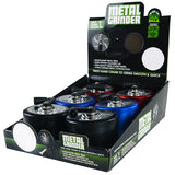 Metal 4 Piece Grinder with Crank 63Mm - 6 Pieces Per Retail Ready Display 22707