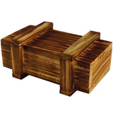 Wood Magic Crate Storage Box - 6 Pieces Per Retail Ready Display 22776