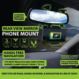 Phone Mount with Rearview Mirror Clamp - 4 Pieces Per Retail Ready Display 22786 GADGET GEAR