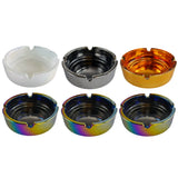 Round Glass Ashtray- 6 Pieces Per Retail Ready Display 22787