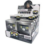 Rechargeable LED Headlamp Flashlight - 6 Pieces Per Retail Ready Display 22801 ROUGHNECK