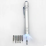 Screwdriver with LED Light - 6 Pieces Per Retail Ready Display  22802 ROUGHNECK