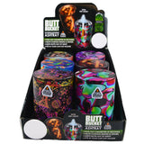 Full Print Butt Bucket Ashtray with LED Light - 6 Pieces Per Retail Ready Display 22843