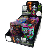 Full Print Butt Bucket Ashtray with LED Light - 6 Pieces Per Retail Ready Display 22843