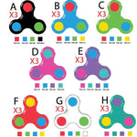 Fidget Pop Spinner Toy - 24 Pieces Per Retail Ready Display 22846 KIPP BROTHERS