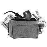 Canvas Accessories Smoker's Pouch with Zipper- 6 Pieces Per Retail Ready Display 22859