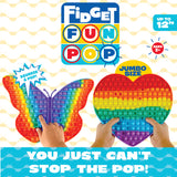 Pop Fidget Jumbo Shape Toy - 12 Pieces Per Retail Ready Display 22865 KIPP BROTHERS
