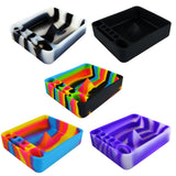 Silicone Ashtray with Assorted Colors - 6 Pieces Per Retail Ready Display 22892