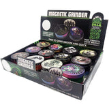Metal & Plastic Magnetic Grinder- 12 Pieces Per Retail Ready Display 22923