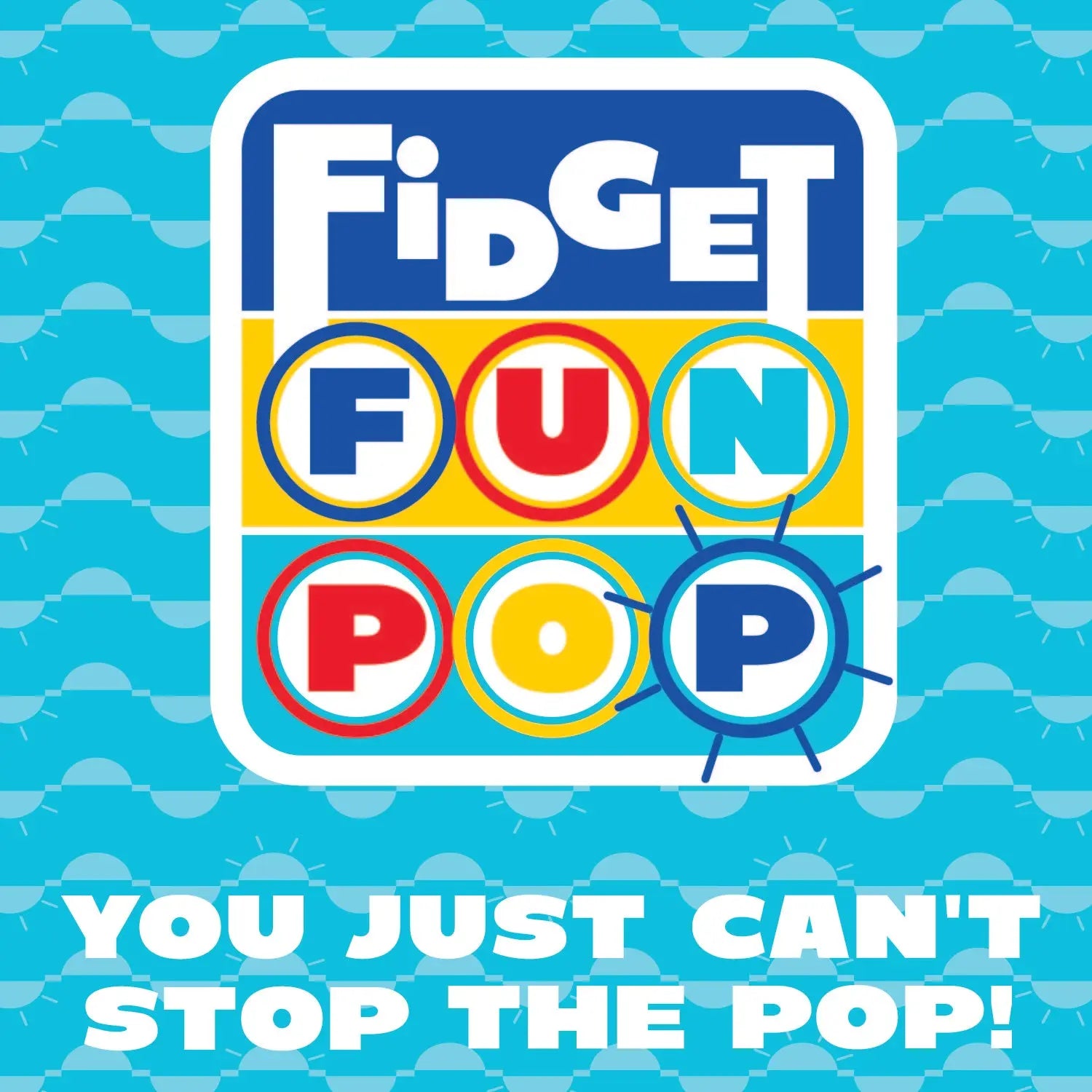 Fidget Pop Pencil Case- 6 Pieces Per Retail Ready Display 23033 KIPP BROTHERS