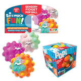 Fidget Pop Ball Toy - 12 Pieces Per Display 23116